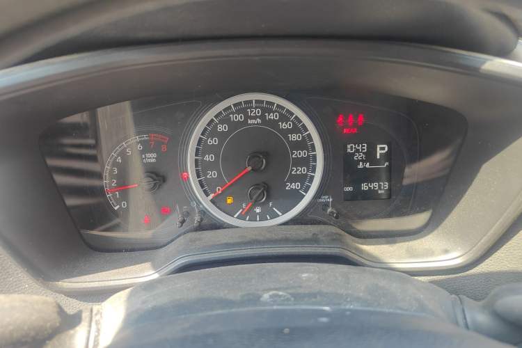 Used Toyota Levin 2021 TNGA 1.5L CVT Entry-Level Model Odometer Close Up