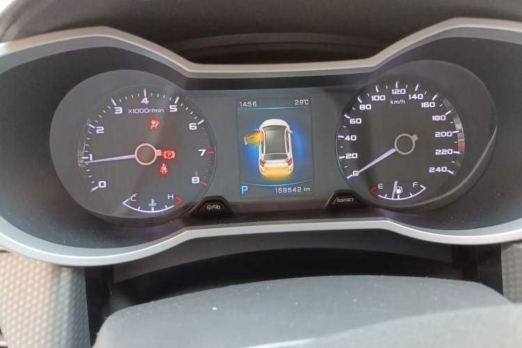 Used Geely Auto Emgrand GS 2016 Sport Edition 1.3T Automatic LingShang Model Odometer Close Up