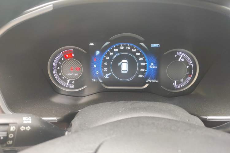 Used Hyundai Santa Fe 2019 380 TGDi TOP Automatic All-Wheel Drive Flagship (HTRAC) – China VI Standard Instrument Cluster