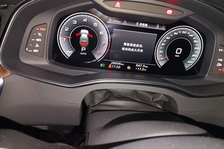 Used Audi A6L 2022 45 TFSI quattro Prestige Dynamic Edition Odometer Close Up