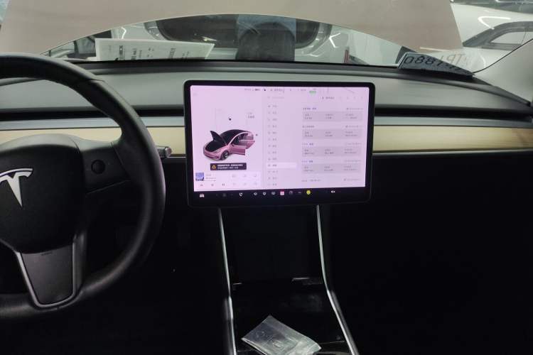 Used Tesla Model 3 2020 Standard Range Rear-Wheel Drive Upgraded Version Audio And AC Panel