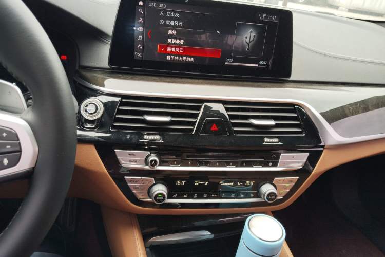 Used BMW 5 Series 2019 530Li Leading Model M Sport Package Audio And AC Panel