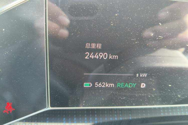 Used Zeekr 001 2022 Ultra-Long Range Single-Motor WE Version Odometer Close Up