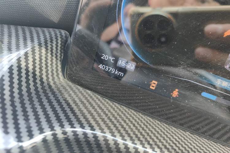 Used Leapmotor T03 2021 400 Luxury Pro Edition Odometer Close Up