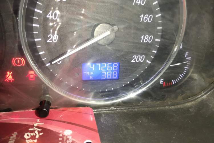 Used BAIC Weiwang M30 2015 1.5L Comfort version DAM15 Odometer Close Up