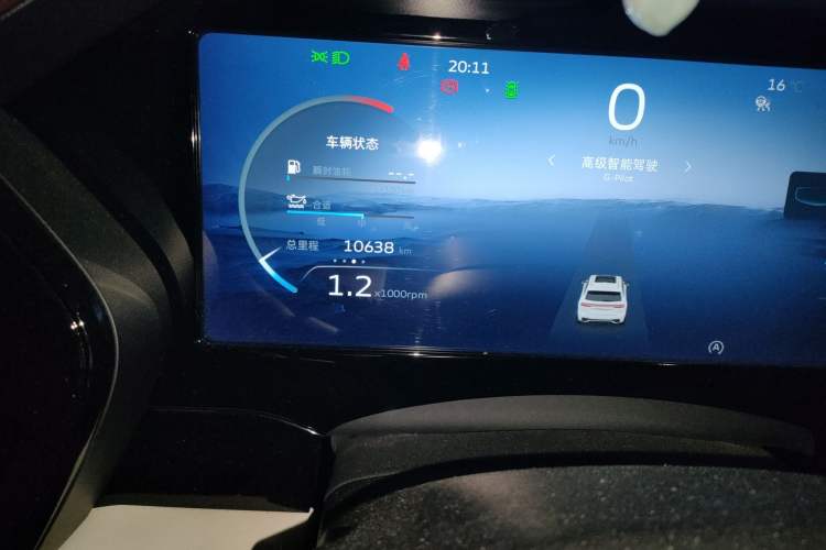 Used Geely Auto Monjaro L 2021 2.0TD DCT EVO Two-Wheel Drive Prestige Version Odometer Close Up