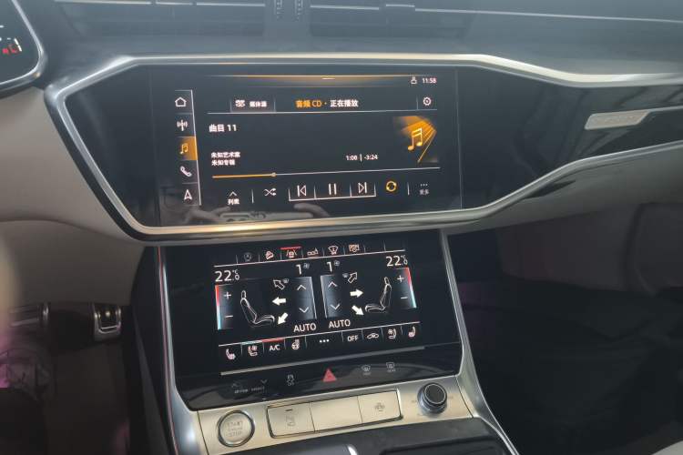 Used Audi A6L 2019 55 TFSI quattro Prestige Edition Audio And AC Panel