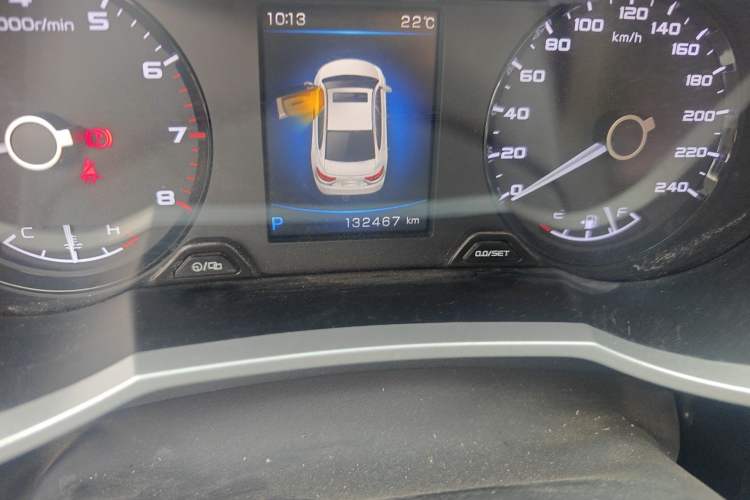 Used Geely Auto Emgrand GL 2019 1.4T CVT Elite Smart Edition Odometer Close Up