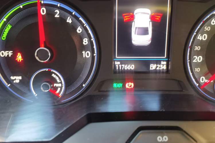 Used Volkswagen Lavida Pure Electric 2019 Enjoyment Edition Odometer Close Up