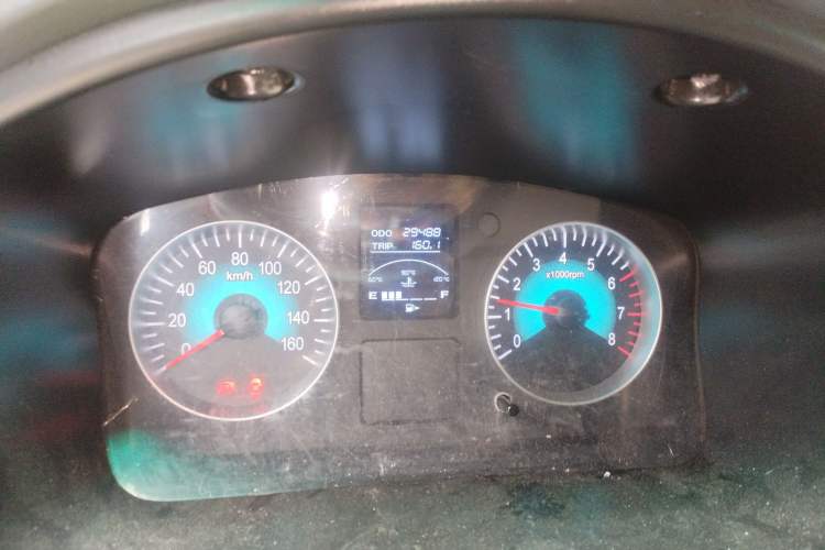 Used Jinbei New Hiace S 2023 1.5L Wealth Edition Passenger Van 5/6/7-Seater Central Air Conditioning Version SWC15M Odometer Close Up