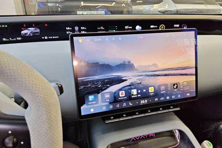 Used Avatr 12 2023 650 Three-Laser Four-Wheel Drive Performance Edition Audio And AC Panel