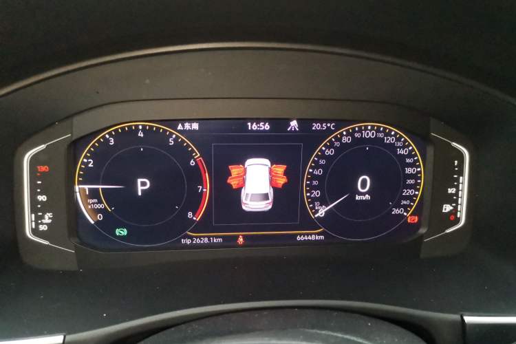 Used Volkswagen Teramont 2020 Revised Version 380TSI Four-Wheel Drive Comfort Edition Instrument Cluster