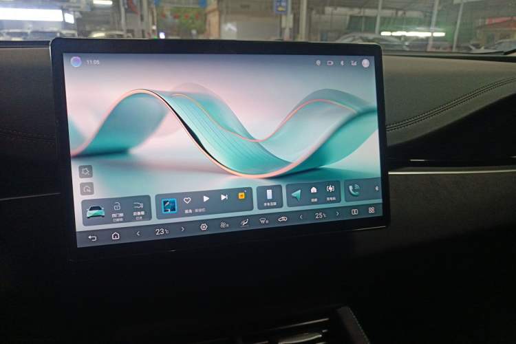 Used BYD Seal 06 New Energy 2025 DM-i Smart Drive 120KM Prestige Model Audio And AC Panel