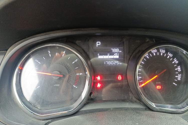 Used Citroen C3-XR 2018 1.6L Automatic Pioneer Model Odometer Close Up