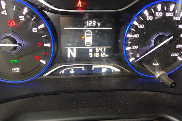 Used GAC Trumpchi GS3 2017 150N Automatic Elite Edition Odometer Close Up