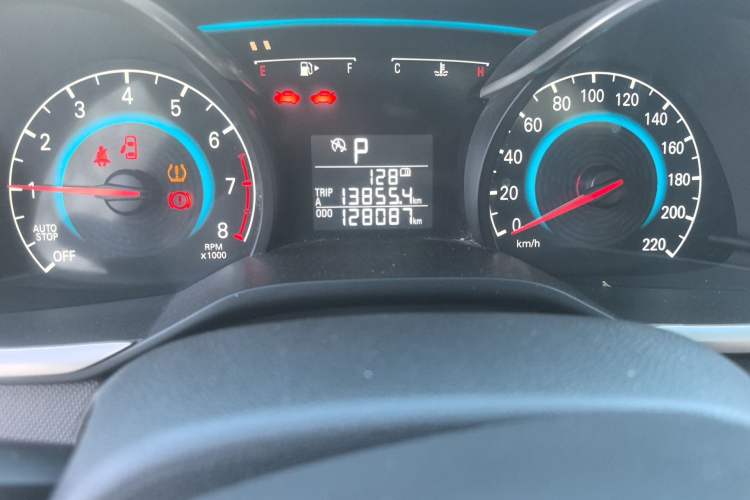 Used Chevrolet Cavalier 2018 320 Automatic Xinyue Edition Odometer Close Up