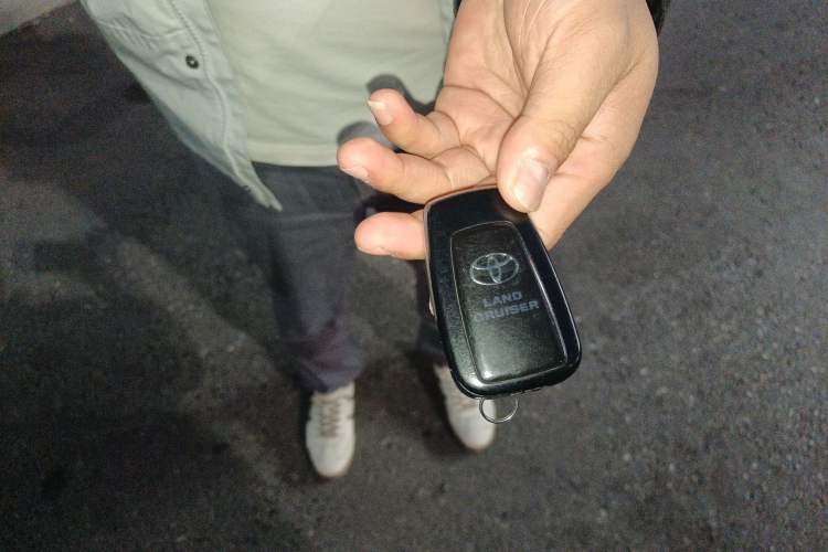 Used Toyota Prado 2018 3.5L Automatic TX-L NAVI with Rear-Mounted Spare Tire
