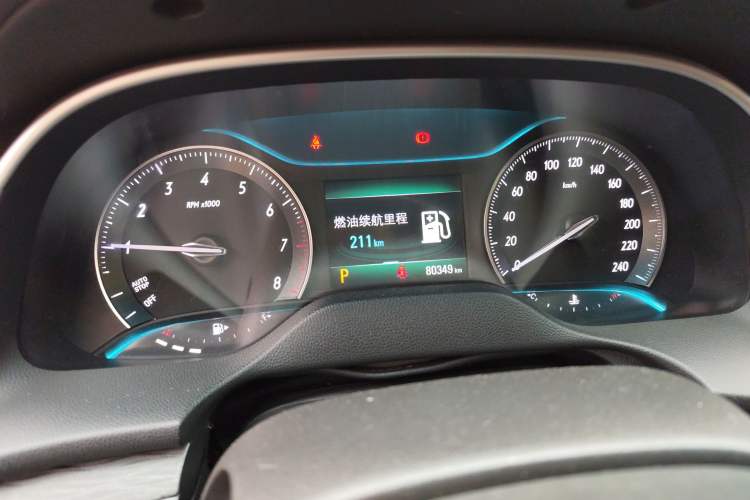 Used Buick Excelle GX 2018 18T Automatic Elite Model Odometer Close Up