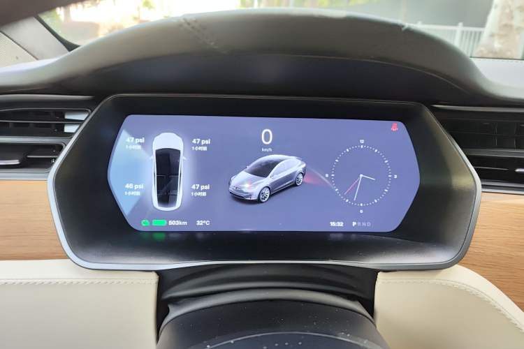 Used Tesla Model X 2020 Long-Range Upgrade Version Instrument Cluster