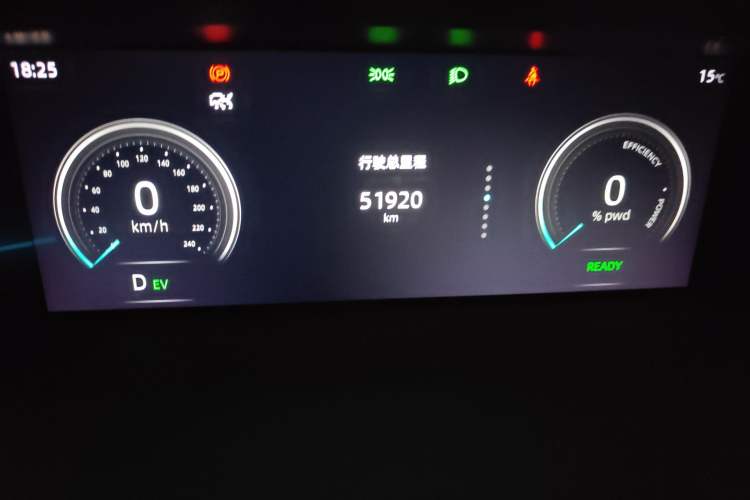 Used CHANGAN UNI-K iDD 2022 Blue Whale iDD 130km 1.5T Excellence Model Odometer Close Up