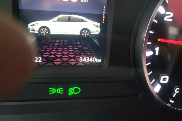 Used MG 5 2023 180 DVVT Manual Fashion Edition Odometer Close Up