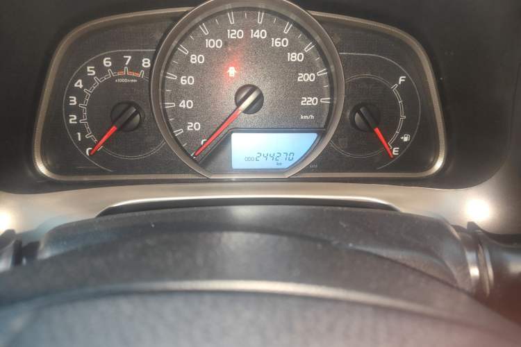 Used Toyota RAV4 2015 2.5L Automatic 4x4 Elite Edition Odometer Close Up