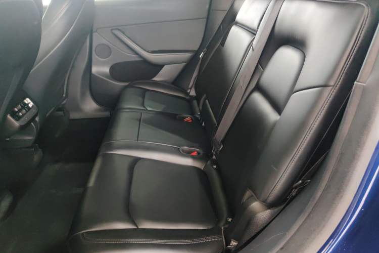 Used Tesla Model Y 2021 Long-Range All-Wheel-Drive Version 3D7 Left Rear Seat