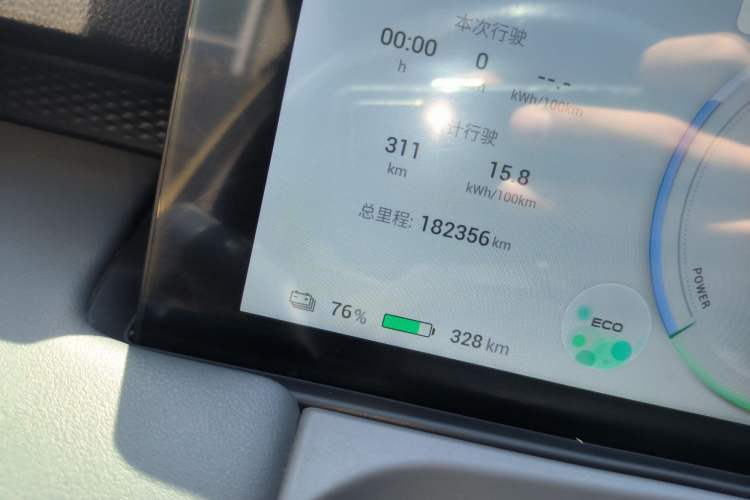 Used AION Y 2023 Younger Odometer Close Up