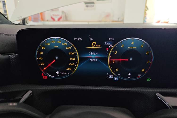 Used Mercedes-Benz A-Class 2022 A 200 L Sport Sedan Dynamic Model Instrument Cluster