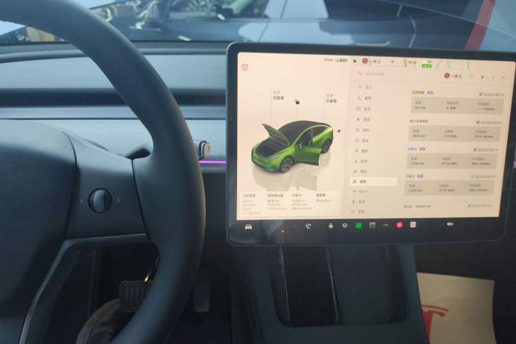 Used Tesla Model Y 2024 Rear-Wheel-Drive Version Audio And AC Panel