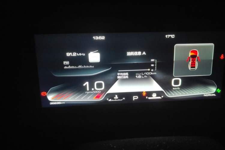 Used Haval DARGO 2021 1.5T DCT Two-Wheel Drive Border Collie - Wangcai Edition Instrument Cluster