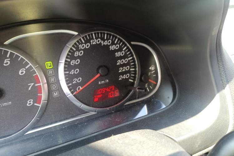 Used Mazda 6 2012 2.0L Automatic Fashion Edition Odometer Close Up