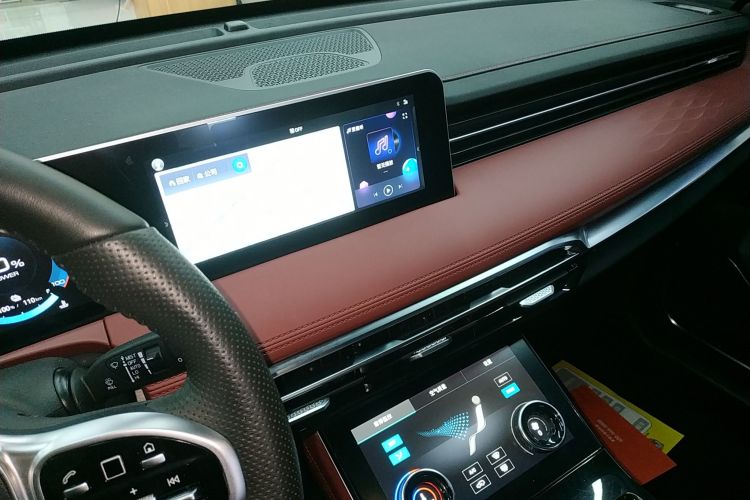 Used JETOUR X70 C-DM 2024 Far Voyage PRO 5-Seater Audio And AC Panel