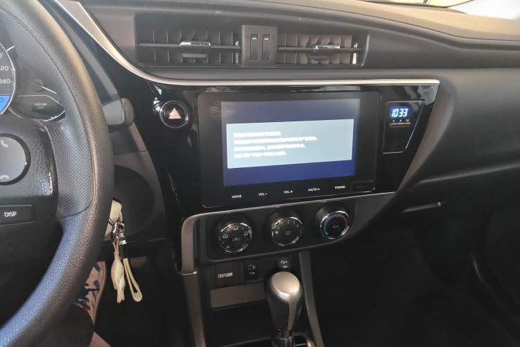 Used Toyota Levin 2017 Revised 185T CVT Elite Edition China V Standard Audio And AC Panel