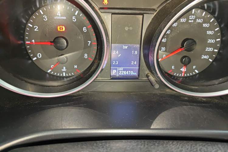 Used Haval H6 2017 Red-Label Sport Edition 1.5T Automatic Two-Wheel Drive Luxury Model Odometer Close Up