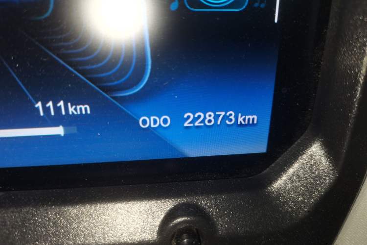 Used Chery QQ Ice Cream 2022 120km Conical Shape Lithium Iron Phosphate Odometer Close Up