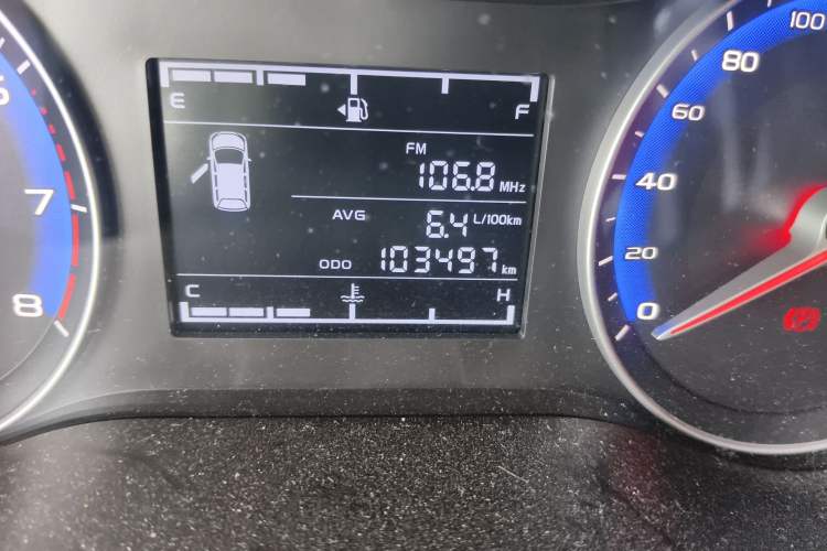 Used Geely Auto Vision 2018 1.5L Manual Happiness Edition Odometer Close Up