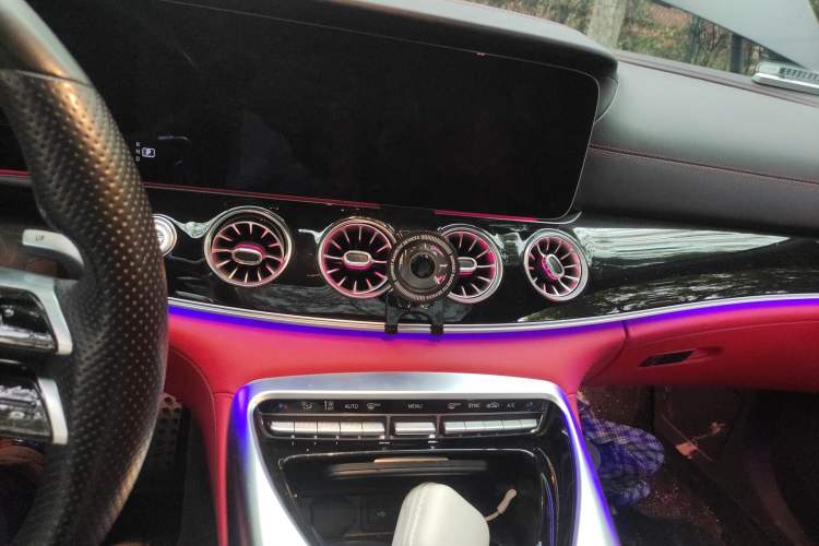 Used Mercedes-Benz AMG GT 2022 AMG GT 50 4MATIC+ Four-Door Coupe Audio And AC Panel