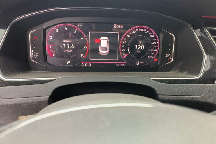 Used Volkswagen FAW-Volkswagen CC 2020 330TSI Glamour Edition China VI Standard Odometer Close Up