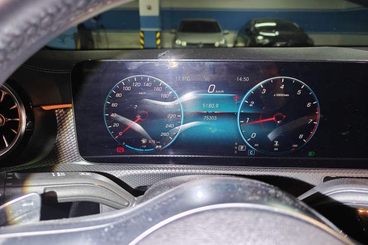 Used Mercedes-Benz A-Class 2021 A 200 L Sport Sedan Fashion Model Odometer Close Up