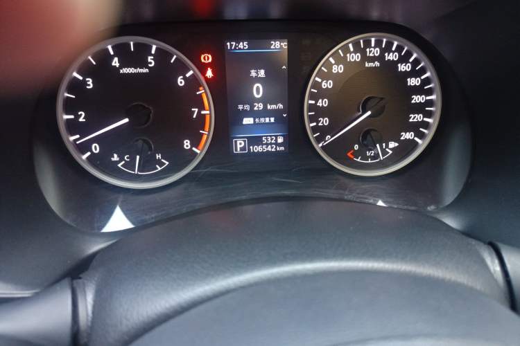 Used Nissan Sylphy 2021 1.6L XL CVT Enjoyment Edition Odometer Close Up