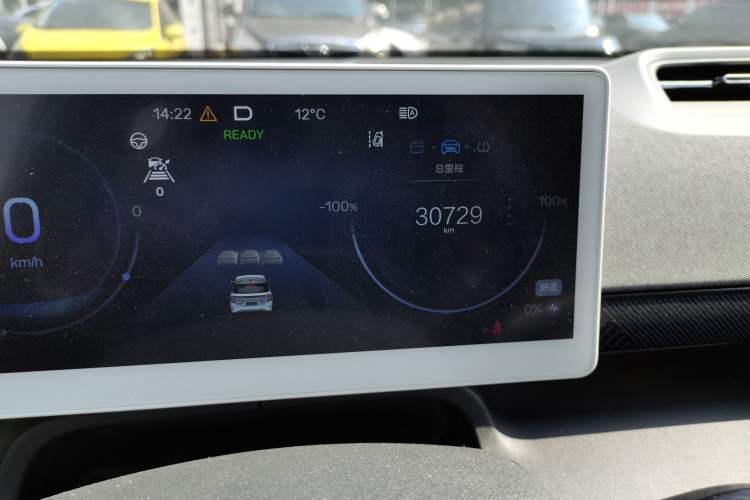 Used ARCFOX Kaola 2023 Parent-Child Edition Odometer Close Up