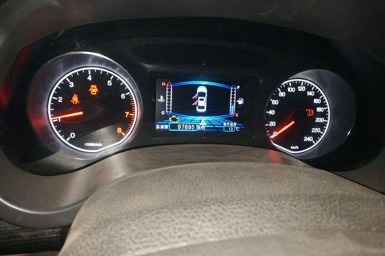 Used BYD Surui 2016 1.5L Manual Elite Edition Odometer Close Up