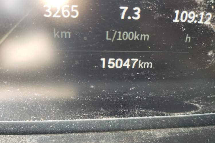 Used GAC Trumpchi GS4 2023 270T Automatic Smart Drive Technology Edition Odometer Close Up