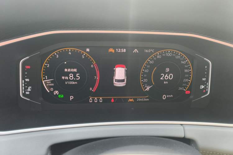 Used Volkswagen Tayron 2024 330TSI Two-Wheel Drive Luxury Plus Advanced Version Instrument Cluster