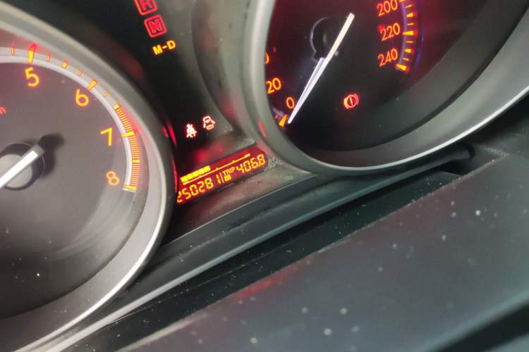 Used Mazda 3 2011 Sedan 2.0L Automatic Luxury Model Odometer Close Up