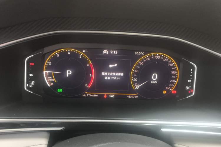 Used Volkswagen Tiguan L 2022 330TSI Automatic Two-Wheel Drive R-Line Enhanced Edition Instrument Cluster