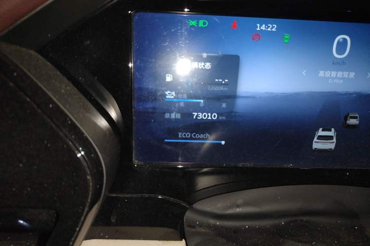 Used Geely Auto Monjaro L 2021 2.0TD DCT EVO Two-Wheel Drive Prestige Version Odometer Close Up