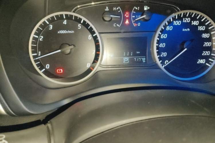 Used Nissan Sylphy 2021 Classic 1.6XE CVT Comfort Edition Odometer Close Up