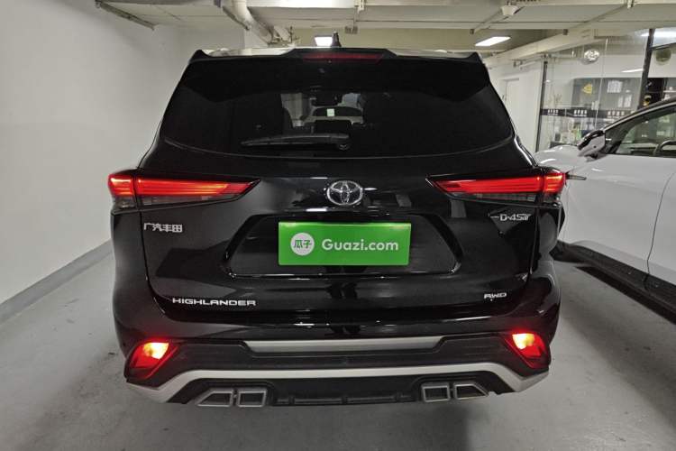 Used Toyota Highlander 2022 380T Four-Wheel Drive Prestige Edition 7-Seater Rear